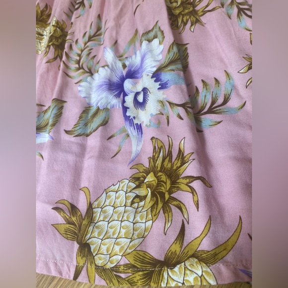 Aloha Print Midi 🌺🍍 dress OSFM excellent condition - Picture 12 of 14